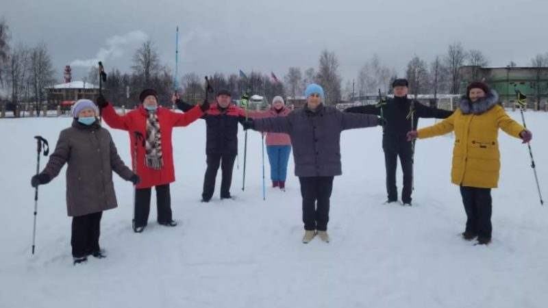 Ружане занимаются северной ходьбой