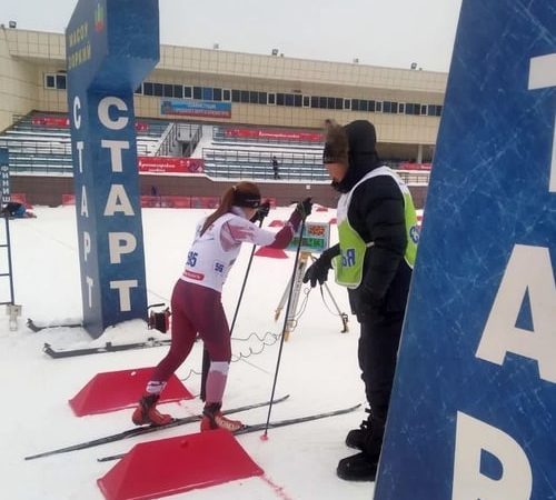 Рузские спортсмены приняли участие в лыжных гонках