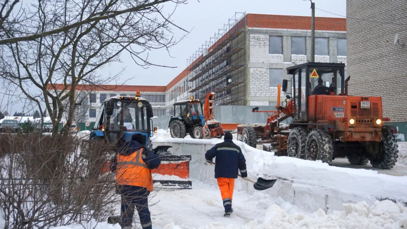 В Рузском округе уборка снега – под контролем