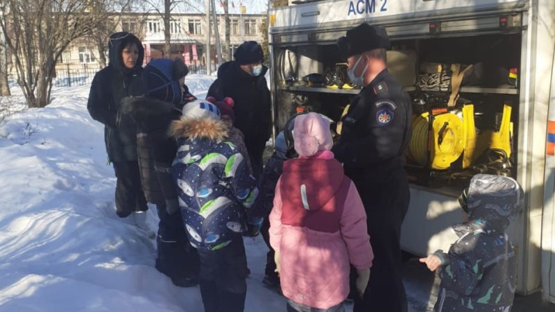 Пожарные напомнили юным ружанам о безопасности