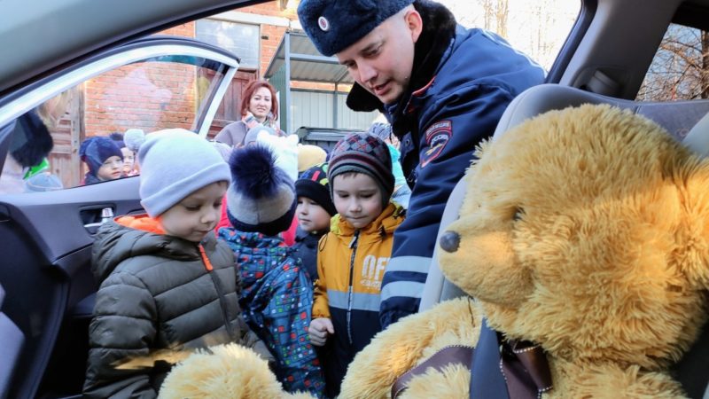 Воспитанникам Воробьевского детсада рассказали о ПДД