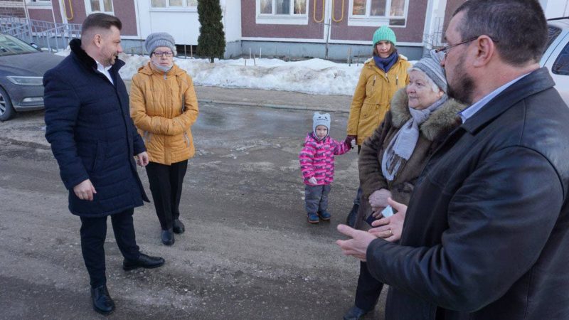 Юрий Пеняев и Виталий Пархоменко побывали в Тучково