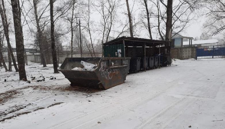 В Рузском округе наводят чистоту на контейнерных площадках