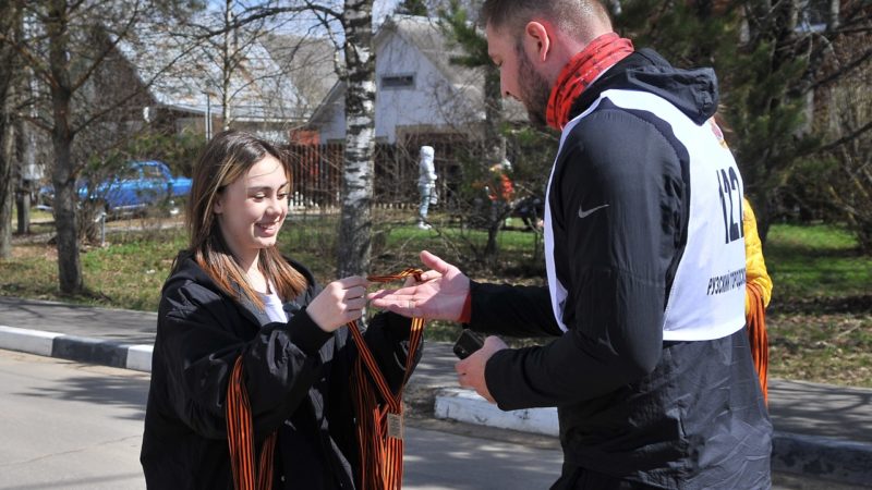 Волонтеры клуба «Твори добро» помогали на ежегодном забеге в Петрищево