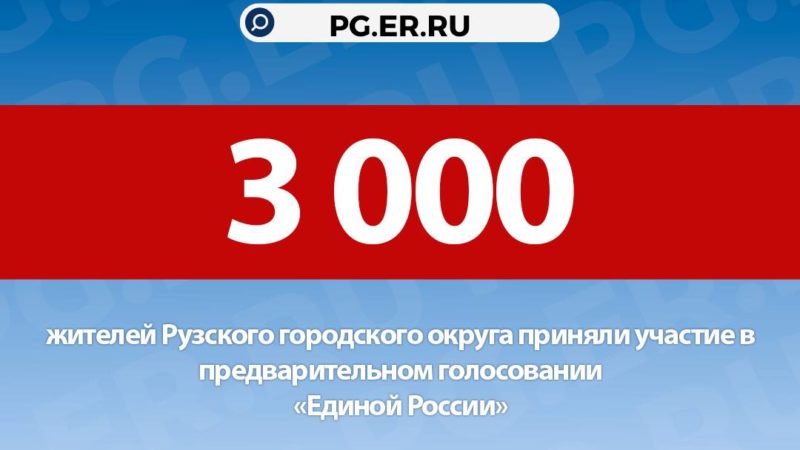 Николай Пархоменко: 3000 ружан приняли участие в предварительном голосовании