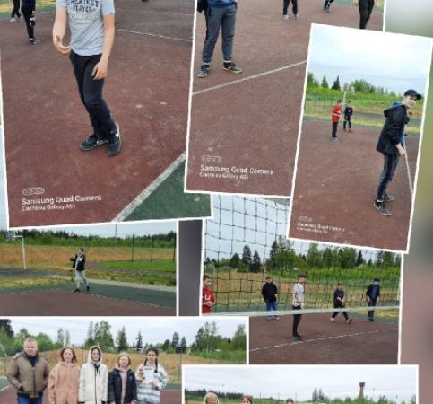 Тучковские школьники играли в пионербол