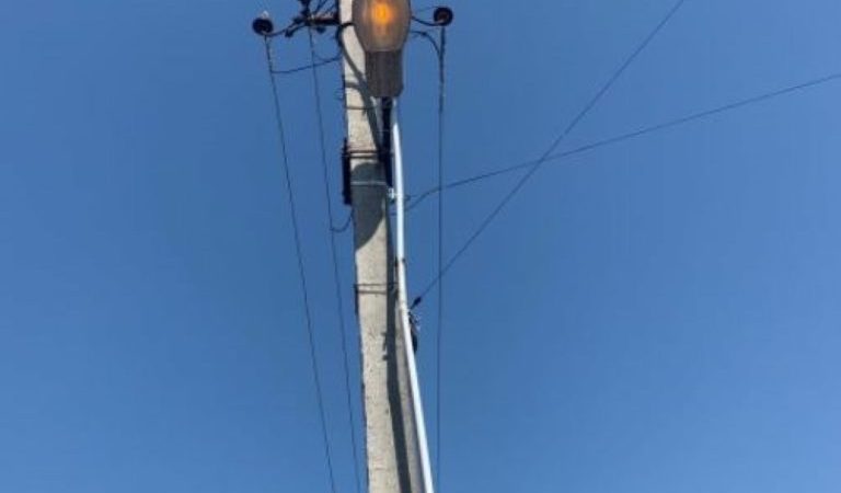 В Рузском округе приводят в порядок фонари