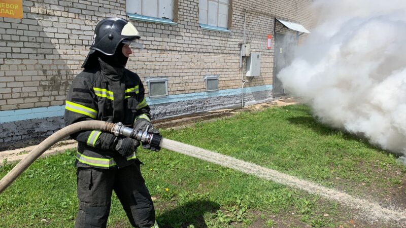 Сотрудники Мособлпожспаса участвовали пожарно-тактических учениях