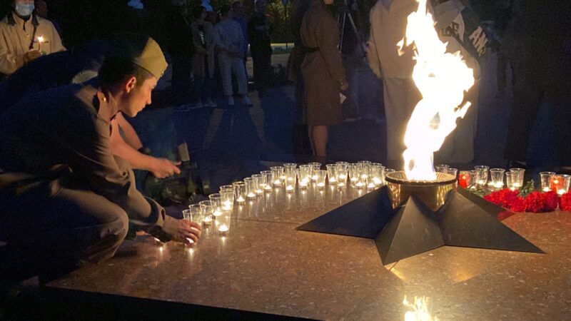 В Тучково зажгли свечи памяти