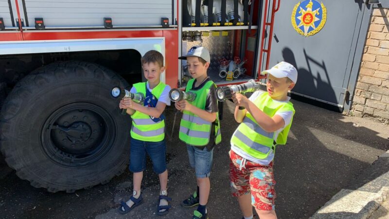 Рузские школьники узнали о работе пожарных