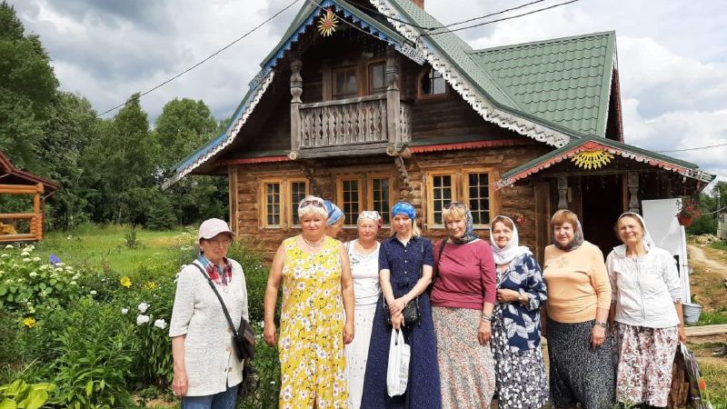 Рузские пенсионеры побывали на подворье Новоспасского монастыря