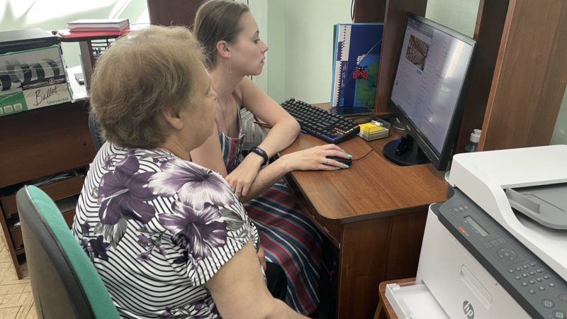 Рузские долголеты посещают компьютерные курсы