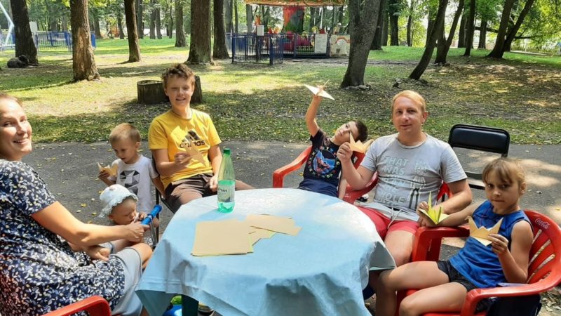 На Городке в Рузе прошел мастер-класс по оригами