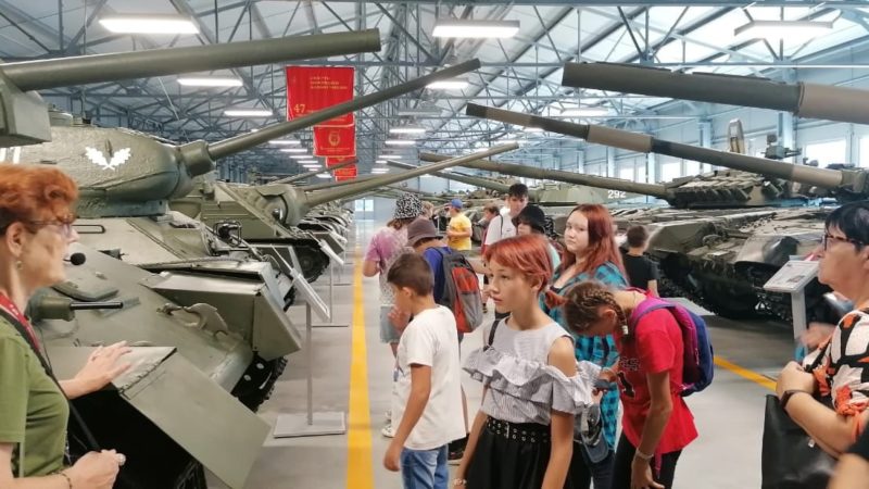 Ученики Тучковской школы № 2 побывали в парке «Патриот»