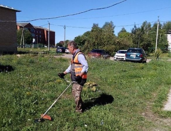 В Рузском округе продолжается окос общественных территорий