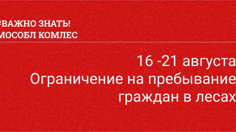 Ружан информируют об обострении пожароопасной обстановки в лесах