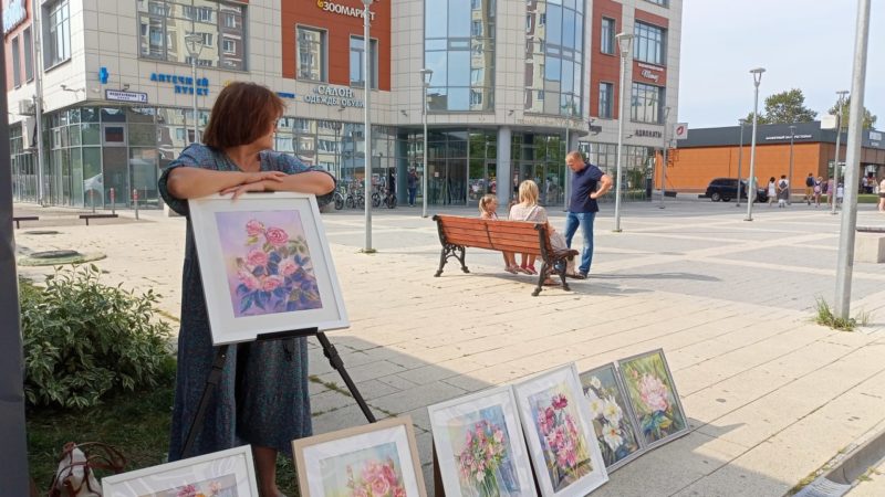 Рузский краеведческий музей оформил выставку на праздновании Дня города