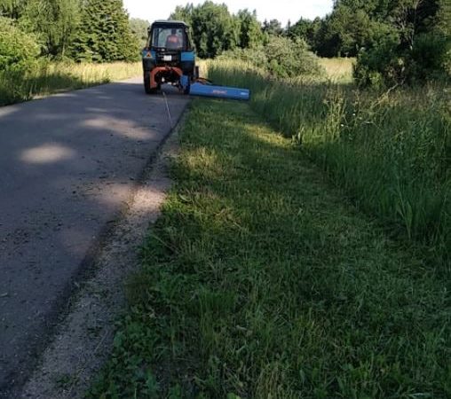 В Рузском округе окашивают общественные территории