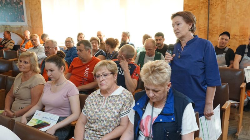 Николай Пархоменко ответил на вопросы сотрудников тучковского предприятия