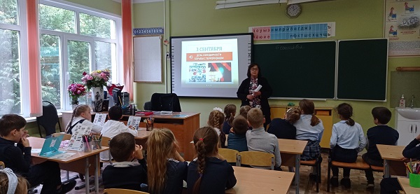 Учащимся Сытьковской школы провели беседу