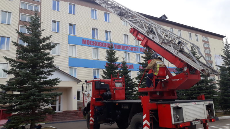 Рузские пожарные участвовали в учениях