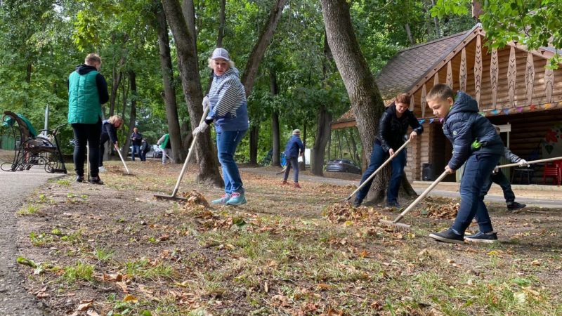 Ружане прибирали Городок