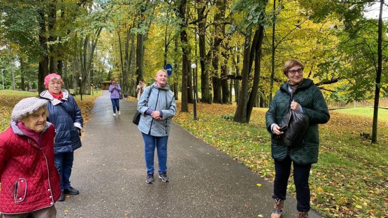 В парке «Городок» прошла экскурсия от Рузского музея