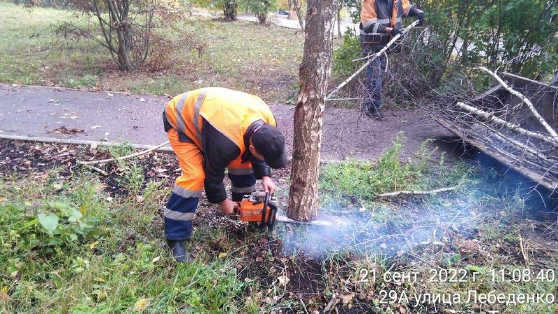 В Рузском округе ведутся работы по уборке территорий