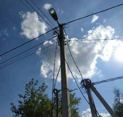 В Рузском округе ремонтируют фонари