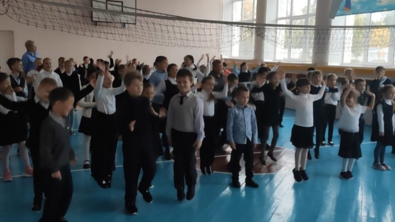 Лицеисты заряжаются бодростью и позитивом