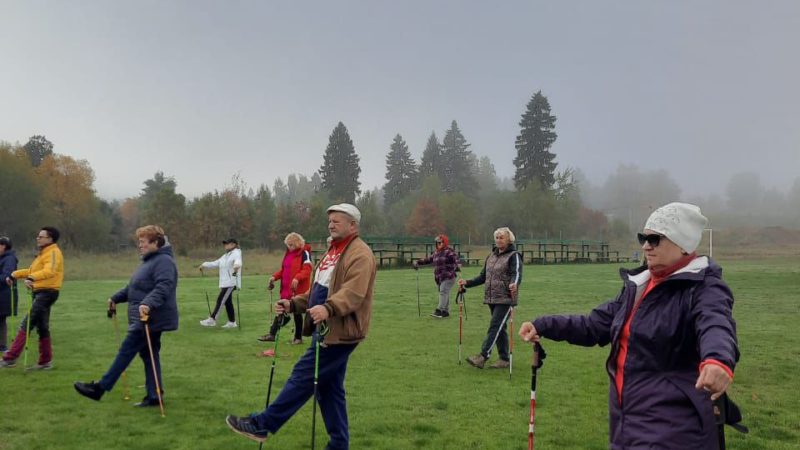 Пенсионеров приглашают заняться скандинавской ходьбой