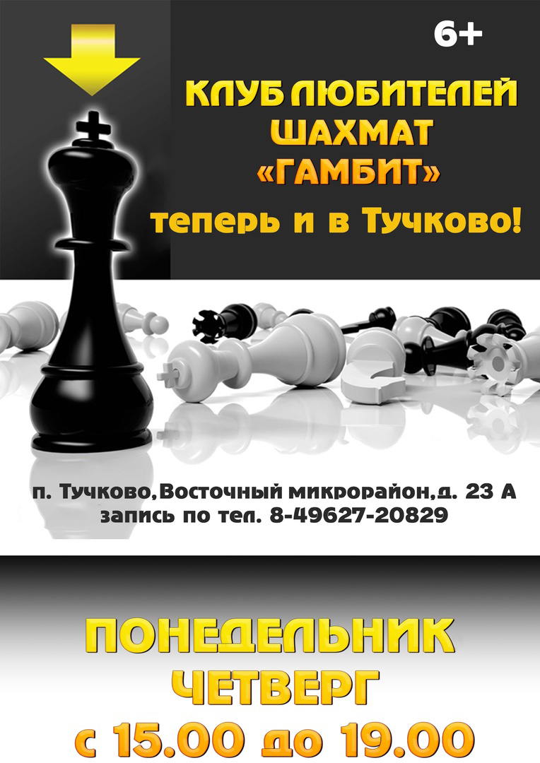 Молодежный центр РГО объявляет набор в шахматный клуб | 09.09.2022 | Руза -  БезФормата