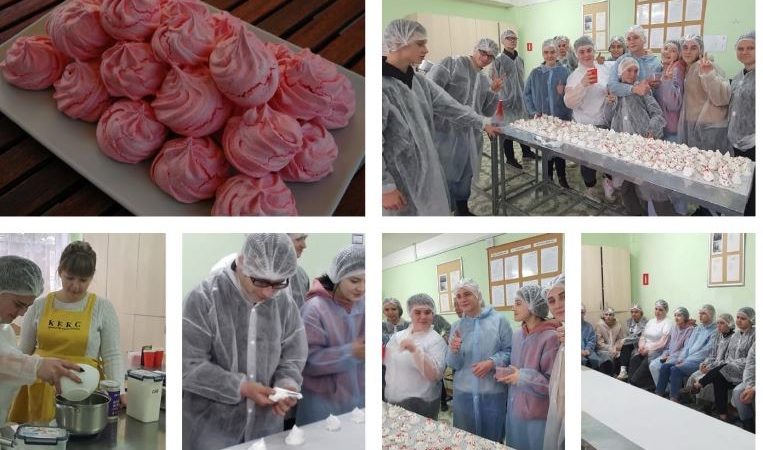 Тучковские студенты готовили зефир