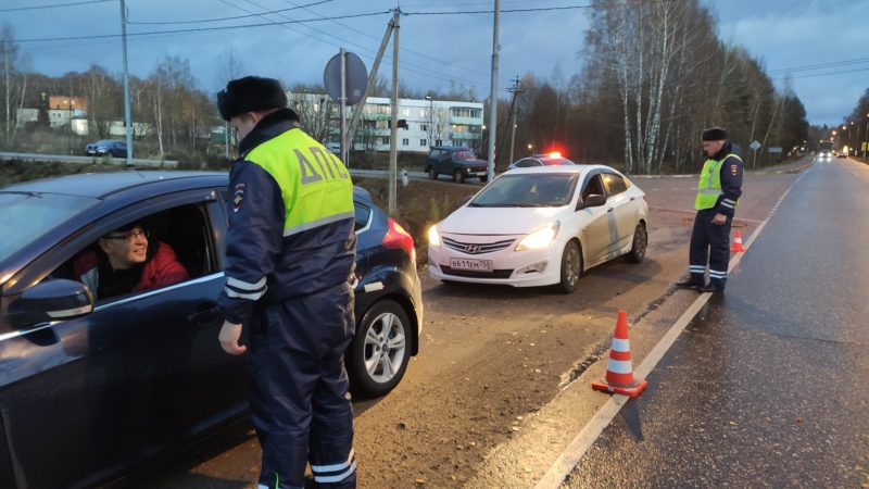 Рузских водителей проверили на трезвость