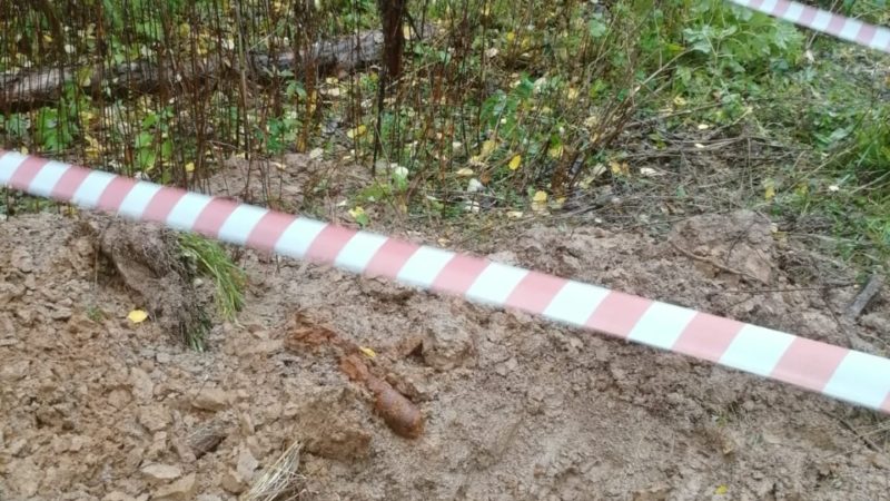 В Рузском округе ликвидировали снаряд и мины времен войны