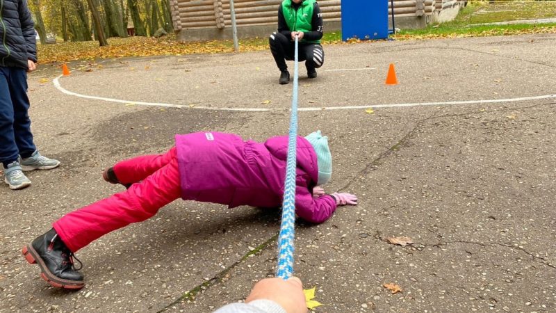 Ружане играли и соревновались в парке «Городок»