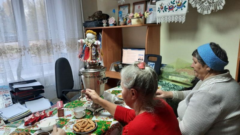 Барынинцы говорили о чае