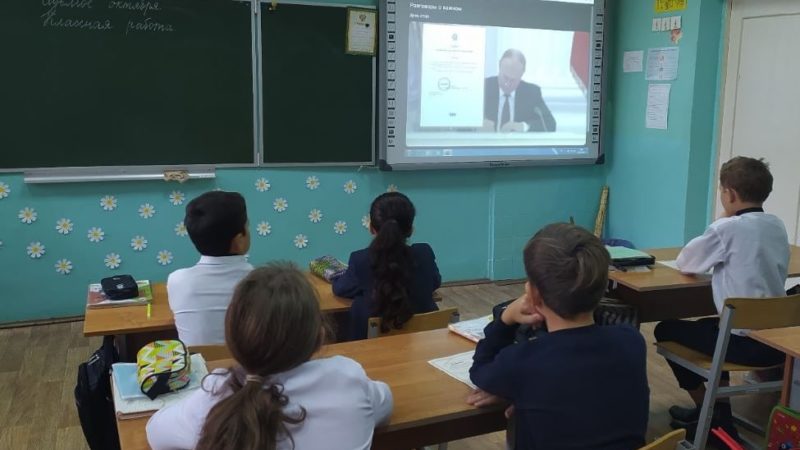 Дороховские школьники поговорили о папах