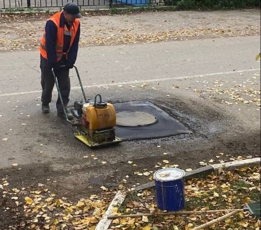 В Рузском округе ремонтируют дороги