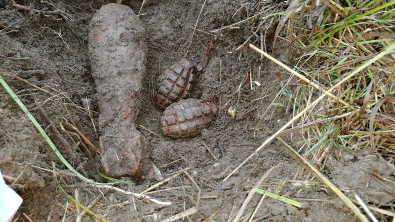В Рузском округе обезвредили мину и две гранаты