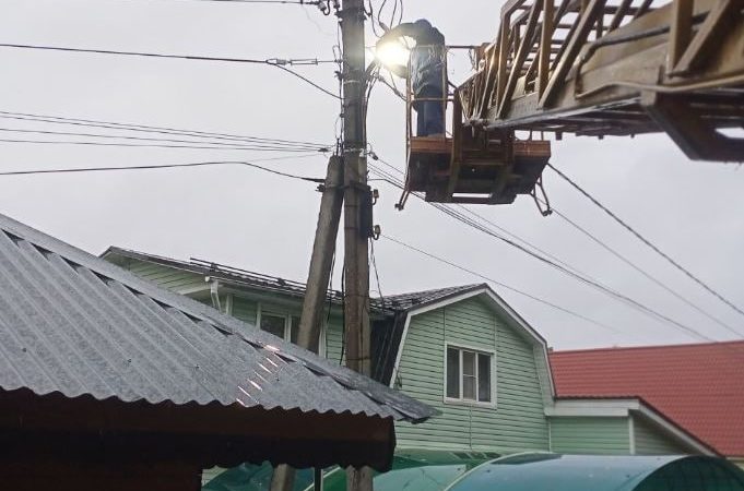 В Рузском округе приводят в порядок уличное освещение