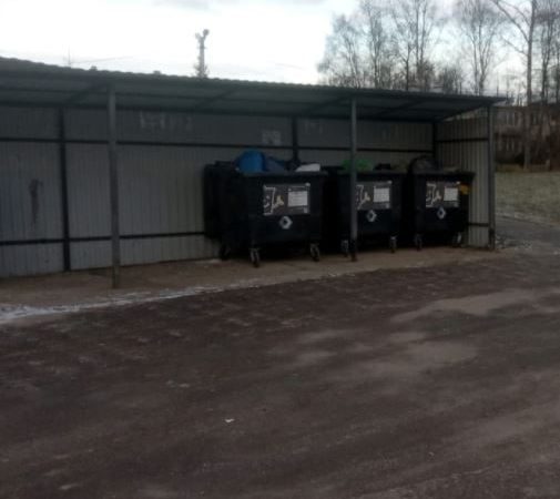 В Рузском округе убирают мусор на контейнерных площадках