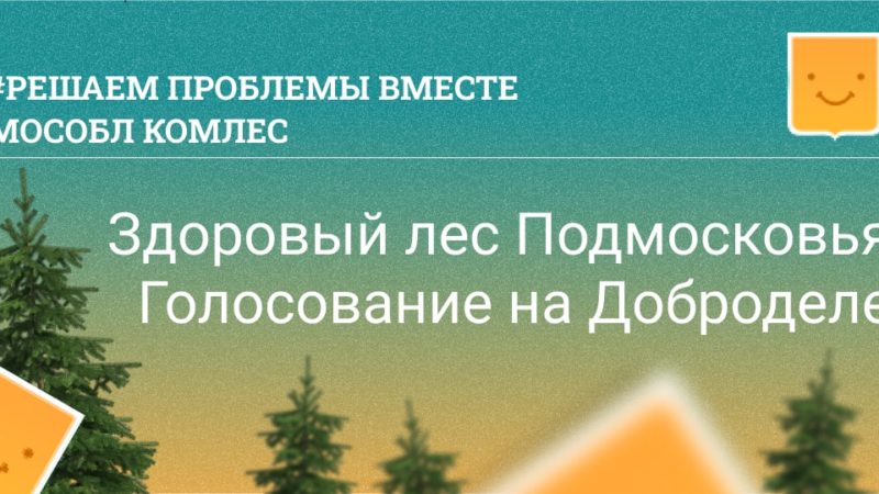 Ружане, голосуйте за «Здоровый лес Подмосковья»!