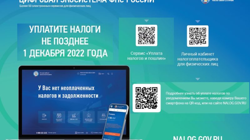 Ружанам напоминают, как получить налоговое уведомление
