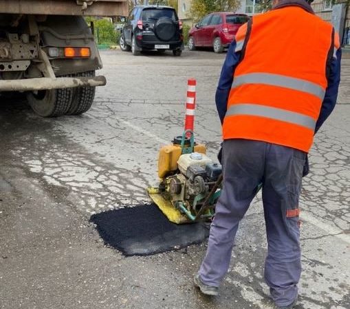 В Рузском округе продолжается ремонт дорог