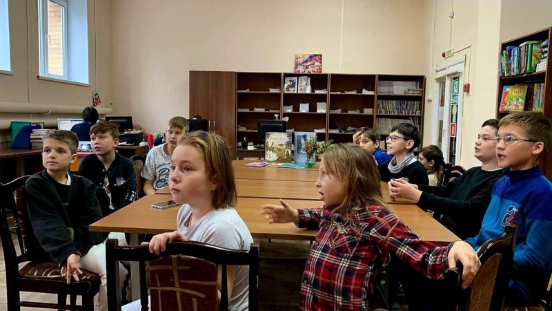 Ружанам провели литературный час