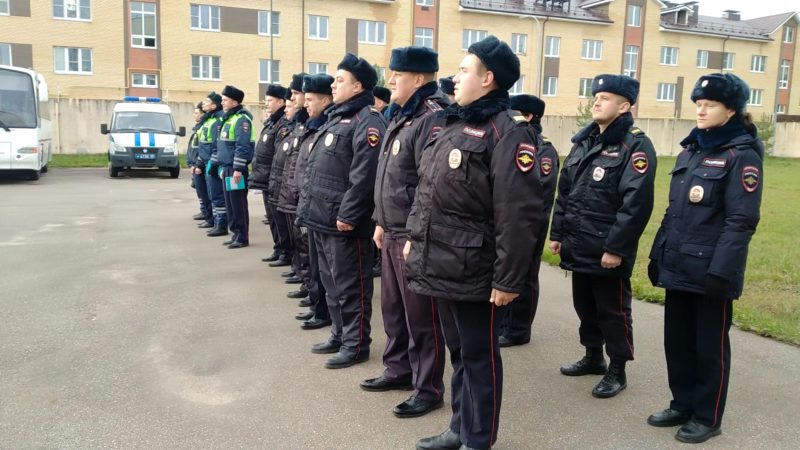 В Рузе пошел строевой смотр личного состава