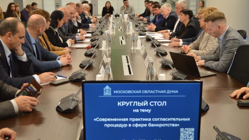 Депутаты Мособлдумы обсудили процедуры в сфере банкротства