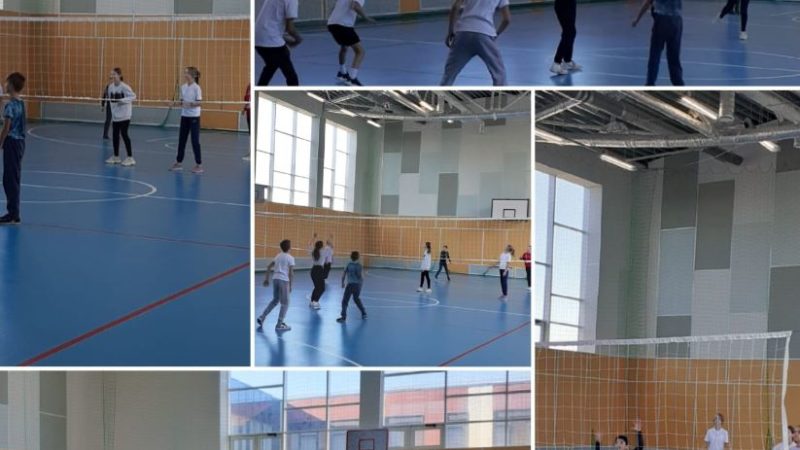 Тучковские школьники соревновались в спортзале