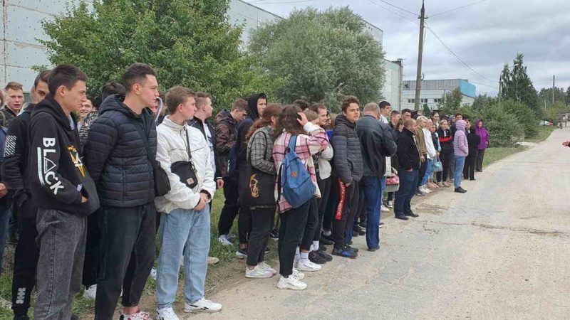 Тучковским студентам провели тренировку